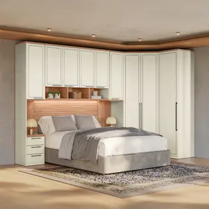 Roupeiro Modulado Santos Andira Doce Vida 6 Peças